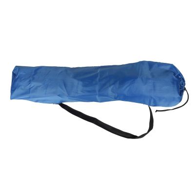 4. FOTEL TURYSTYCZNO PLAŻOWY Z PODŁOKIETNIKAMI 55x58x64CM SKŁADANY NIEBIESKI