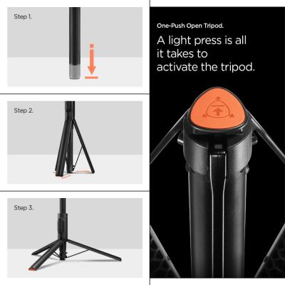 17. Selfie stick Spigen S541W Bluetooth - czarny