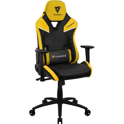 2. ThunderX3 TC5 Air Tech Uniwersalny fotel dla gracza Obite siedzisko Czarny, Żółty