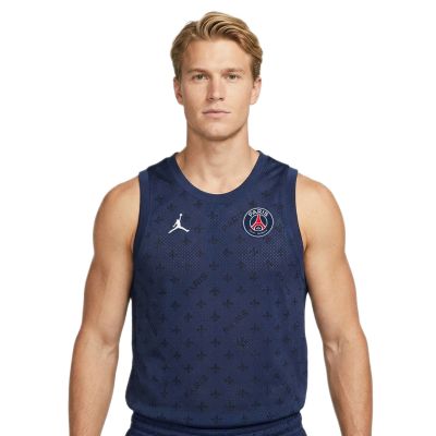 3. Koszulka Air Jordan x Paris Saint Germain Mesh Jersey Midnight Navy/White - DB6478-410