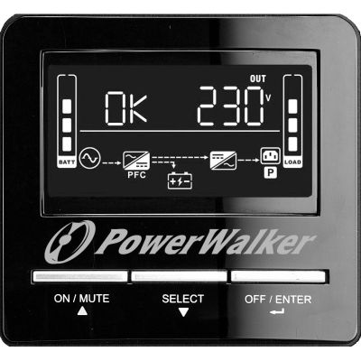 4. POWER WALKER UPS LINE-IN VI 2000 CW FR (3X PL 230V, USB, RS232, LCD, EPO)