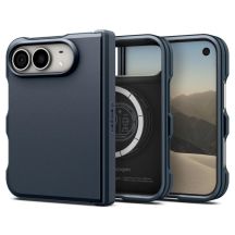 Etui Spigen Tough Armor T MagSafe na iPhone Duo - granatowe