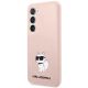 2. Etui Karl Lagerfeld Silicone Choupette na Samsung Galaxy S23 - różowe