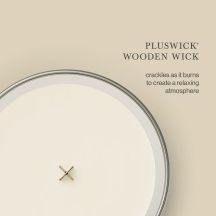 Świeca duża WHITE TEAK WOODWICK