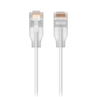8. Ubiquiti UACC-Cable-Patch-EL-12M-W kabel sieciowy Półprzezroczysty, Biały Cat6