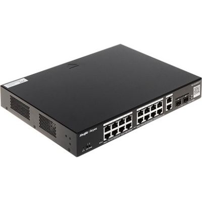 6. Ruijie Networks RG-ES220GS-P łącza sieciowe Zarządzany L2 Gigabit Ethernet (10/100/1000) Obsługa PoE Czarny