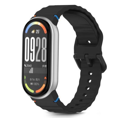 Pasek Tech-Protect Silicone Sport na Xiaomi Smart Band 8 / 9 / 10 / NFC - czarny