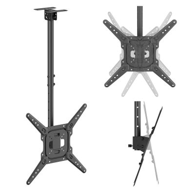3. MACLEAN UCHWYT / WIESZAK SUFITOWY DLA TV, MAX. OBCIĄŻENIE 35KG, 23-55", MAX VESA 400X400 MC-174