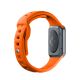 4. Pasek silikonowy 3mk Silicone Watch Strap do Apple Watch 38 / 40 / 41 mm - pomarańczowy