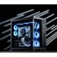 20. Jonsbo TK-4 Gehäuse, Midi-Tower, ATX, Tempered Glass - schwarz