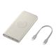 6. Powerbank Samsung EB-U2510XUEGEU indukcyjny 10000 mAh 2x USB-C 25W SFC - beżowy
