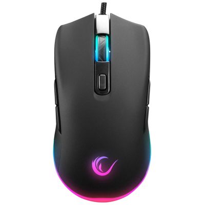 6. RAMPAGE FORTUNA ZESTAW GAMINGOWY KLAWIATURA Z PODKŁADKĄ I MYSZ 12800 DPI BLK