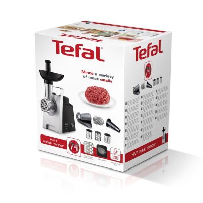 17. Tefal HV1 NE1098 maszynka do mielenia 1400 W Czarny, Srebrny