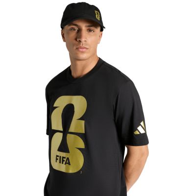 4. Koszulka męska adidas FIFA World Cup 26 Official Emblem czarna KB3704