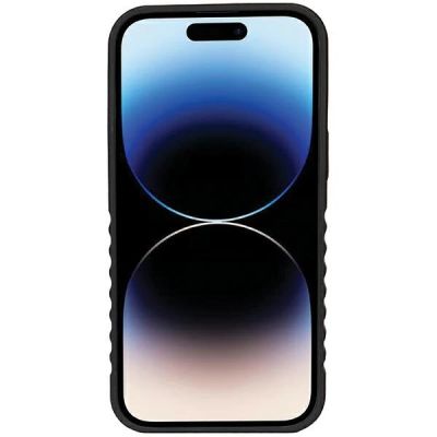 4. Etui Audi Synthetic Leather z MagSafe na iPhone 14 Pro - czarne