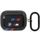 Etui BMW Tricolor Stripes na AirPods Pro 2 gen - czarne