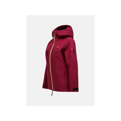 2. Kurtka PEAK PERFORMANCE W Alpine Gore-Tex 3L Jacket bordowy