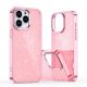5. Etui Glitter Case na iPhone 16 Pro Max - różowe z brokatem