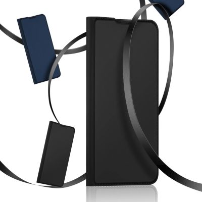 18. Dux Ducis Skin Pro kabura etui pokrowiec z klapką Realme Narzo 50A czarny