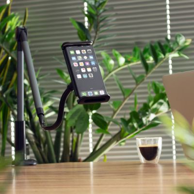 14. Wozinsky długi elastyczny uchwyt na telefon i tablet czarny (WTHBK5)