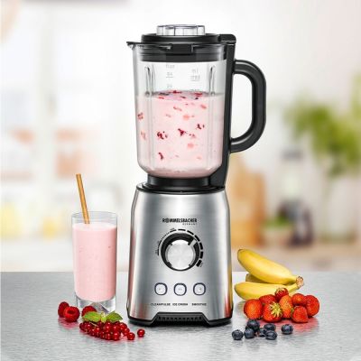 3. Blender Rommelsbacher MX1250 1,75 l, 1200 W, Mikser stołowy ze stali nierdzewnej