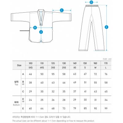 10. Dobok do Taekwondo - standard (WT) | MOOTO