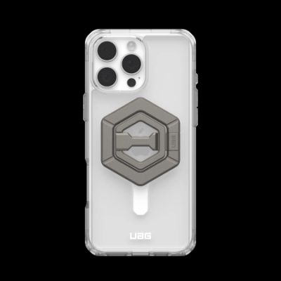 Etui UAG Plyo Magsafe z podstawką Magnetic Ring Stand na iPhone 16 Pro Max - tytanowe