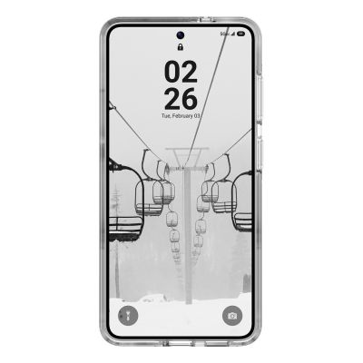 2. UAG Scout Clear Magnet - etui z wbudowanym modułem magnetycznym do Samsung Galaxy S26 (ice/white)
