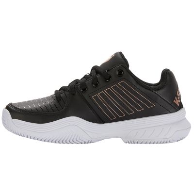 3. Buty sportowe damskie K-Swiss Court Express HB sneakersy tenisowe czarne (96750-059-M)