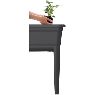 8. SZKLARNIA STOJĄCA ROZSADNIK RESPANA SET ECOLINE 74,6x77,7x36,8CM ANTRACYT