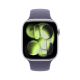 2. Zegarek Apple Watch Series 11 GPS 46mm Srebrna aluminiowa koperta z fioletowym paskiem sportowym Fog - S/M