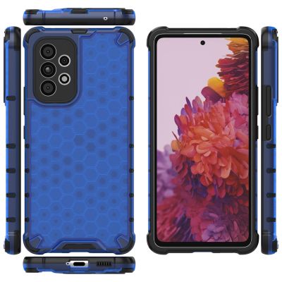 21. Honeycomb etui pancerny pokrowiec z żelową ramką Samsung Galaxy A73 czarny