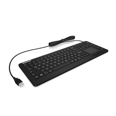 3. KeySonic KSK-6231 INEL (CH) klawiatura Przemysłowy USB QWERTZ Swiss Czarny