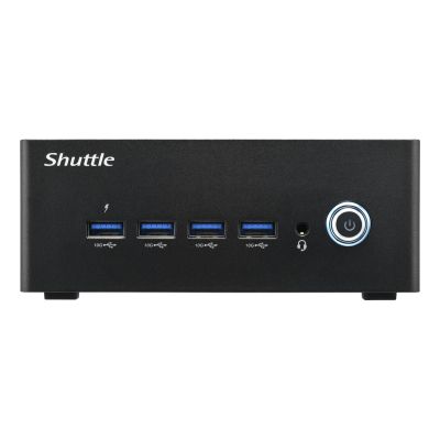 8. Shuttle Nano PC NT10H5, Intel Core Ultra 5 125H, grafika Intel Arc, 2xHDMI, 2xUSB 4.0 (DP), 2x2.5Gbit LAN, w tym VESA 24/7 praca stała, 1L PC, Mini PC barebone, Intel SoC, DDR5-SDRAM, PCI Express, 120 W