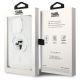 8. Etui Karl Lagerfeld Karl&Choupette Glitter MagSafe na iPhone 15 Pro - przezroczyste