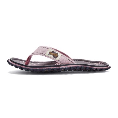 5. Gumbies japonki unisex ISLANDER FLIP-FLOP PALM LEAF PINK