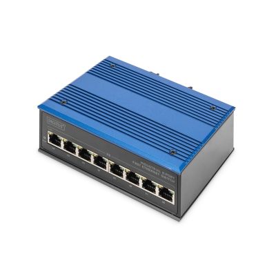 2. ASSMANN Electronic DN-650106 przełącznik sieciowy Fast Ethernet (10/100) Czarny, Niebieski