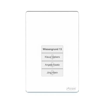 9. Terminal kontroli dostępu Auerswald TFS-Dialog 400 z czytnikiem linii papilarnych - biały