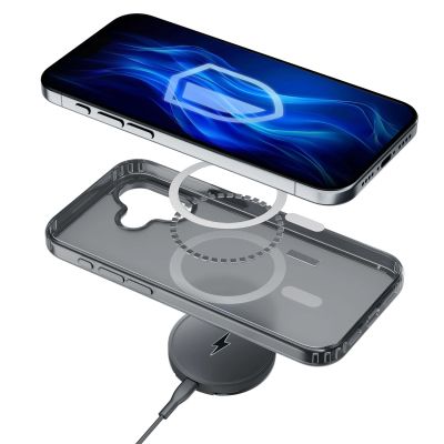 8. Etui 3mk Frosty MagCase na iPhone 16 - czarne