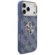 4. Etui Guess 4G Big 4G Classic Logo Big Strap Metal Buttons na iPhone 18 Pro Max / 17 Pro Max - niebieskie