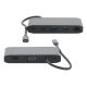 3. Mobilis 020027 stacja dokująca Przewodowa USB 3.2 Gen 1 (3.1 Gen 1) Type-C Szary