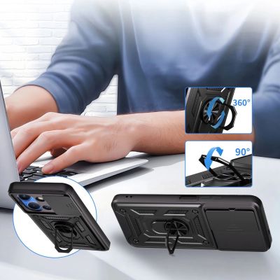 4. Etui Tech-Protect CamShield Pro na Xiaomi Redmi 15C - czarne