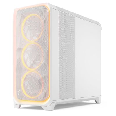 5. Etui Fractal Design Meshify 3 XL Ambience Pro RGB Clear Tint White ATX