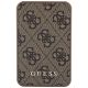 2. Powerbank Guess 4G Leather Metal Logo 15W 5000mAh - brązowy