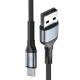 4. Kabel 3mk Hyper 3mk Hyper Cable N-SERIES USB-A / USB-C 1m 9V/2A 18W QC 3.0 / czarny