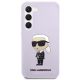 3. Etui Karl Lagerfeld Silicone Ikonik na Samsung Galaxy S23+ - purpurowe