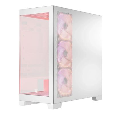 10. MODECOM OBUDOWA VOLCNO SPACE APEX ARGB MIDI WHITE