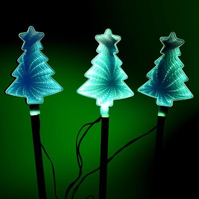 5. LAMPKI DEKORACYJNE ZEW ŚCIEŻKA STICK 3SZT CHOINKA MIRROR