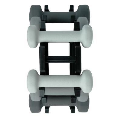 12. VIRTUFIT ZESTAW HANTLI NEOPRENOWYCH - ZESTAW SZTANGI - Z UCHWYTEM