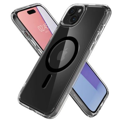 6. Etui Spigen Ultra Hybrid Mag z MagSafe na iPhone 15 Plus - czarne